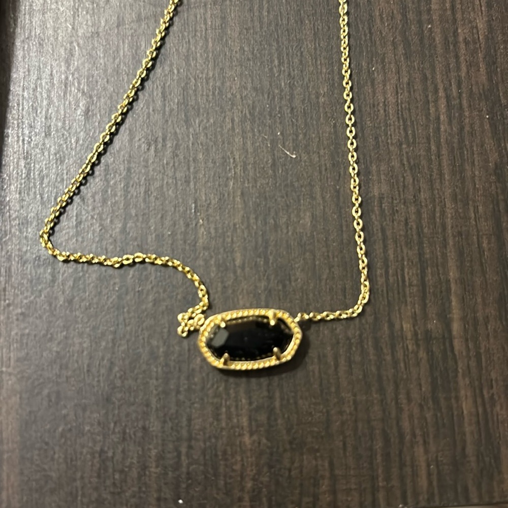 Kendra Scott black onyx necklace